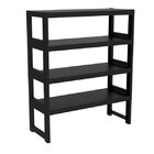 Estante Com 4 Prateleiras Quadra  Preto