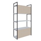 Estante Com 5 Prateleiras 152cm X 80cm X 33cm Com Fundo Yon B