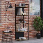 Estante Com 5 Prateleiras 152x45x33cm Com Fundo Yon Vermont/p