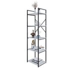 Estante Com 5 Prateleiras 152x45x33cm Yon Branco/preto