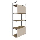 Estante Com 5 Prateleiras 152x60x33cm Com Fundo Yon Vermont/p