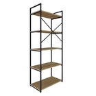 Estante Com 5 Prateleiras 152x60x33cm Yon Vermont/preto