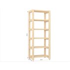 Estante Com 6 Prateleiras Livorno  Pinus