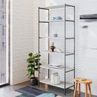 Estante Com 6 Prateleiras Tub Snow E Preta 80 Cm