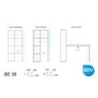 Estante Com Escrivaninha Deneb Branca