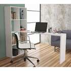 Estante Com Escrivaninha Deneb Branca