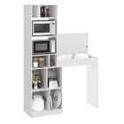 Estante Com Escrivaninha Smart Com 9 Nichos - Branco