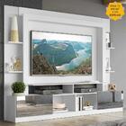 Estante Com Espelho Para Tv Até 65" Multimóveis Oslo Fg3390 B