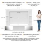 Estante Com Espelho Para Tv Até 65" Multimóveis Oslo Fg3390 B