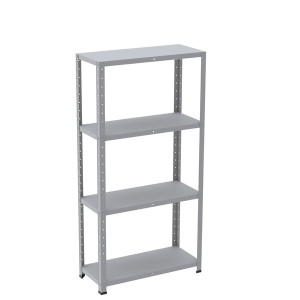 Estante Com Estrutura Metálica Com 4 Prateleiras Espresso Móv