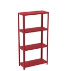 Estante Com Estrutura Metálica Com 4 Prateleiras Espresso Móv