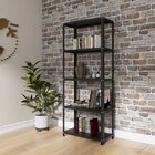 Estante Com Estrutura Metálica Com 5 Prateleiras Espresso Móv