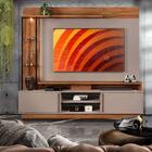 Estante Com Led Para Tv Até 70 Polegadas Carvalho Nobre Griz