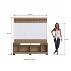 Estante Com Painel 2 Portas 4 Nichos Lisboa Delmarco Móveis M