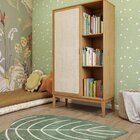 Estante Com Porta Para Quarto Infantil Madeira Maciça Viena P