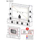 Estante Com Suporte Para Tv Até 65" Multimóveis Moscou Fg2747