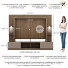 Estante Com Suporte Tv 65" E Leds Berlim Multimóveis V3384