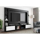 Estante Com Suporte Tv 65" Moscou Multimóveis Preta/branca