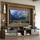 Estante Com Suporte Tv 65" Portas C/ Espelho Oslo Multimóveis