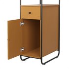 Estante Criare Com 1 Gaveta 01 Porta Preto/nature