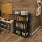 Estante Cube Com 4 Prateleiras Preta