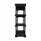 Estante Cube Com 4 Prateleiras Preta