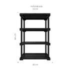 Estante Cube I Preta (127x82 Cm)