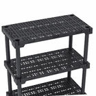 Estante Cube Plástico Preto 166x82x42cm Grifit