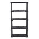 Estante Cube Plástico Preto 166x82x42cm Grifit