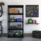 Estante Cube Plástico Preto 166x82x42cm Grifit