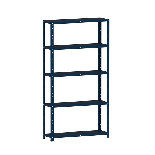 Estante De Aço 175x92x30 5 Prat. C/ Reforço Pandin - Azul Del
