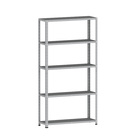 Estante De Aço 175x92x30 5 Prat. C/ Reforço Pandin - Cinza