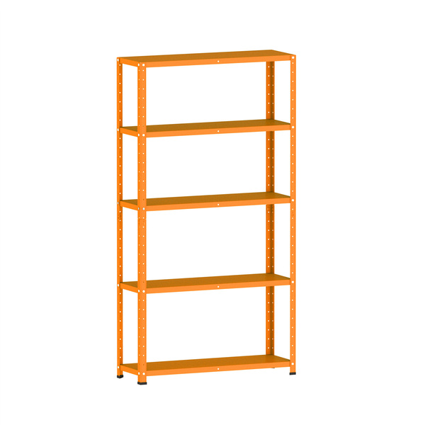 Estante De Aço 175x92x30 5 Prat. Pandin - Laranja