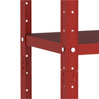 Estante De Aço 175x92x30 5 Prat. Pandin - Vermelho