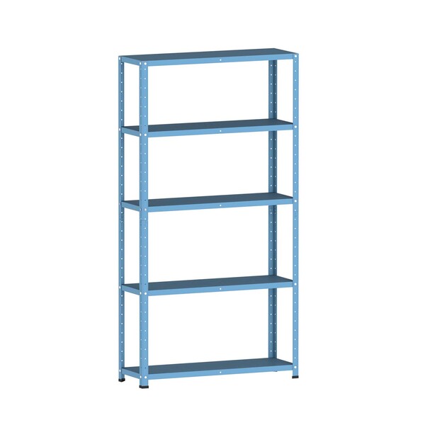 Estante De Aço 175x92x40 5 Prat. C/ Reforço Pandin - Azul Dalí