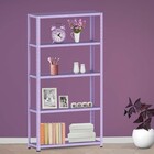 Estante De Aço 175x92x40 5 Prat. C/ Reforço Pandin - Lilás