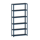 Estante De Aço 195x92x30 6 Prat. C/ Reforço Pandin - Azul Del