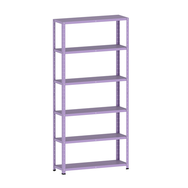 Estante De Aço 195x92x30 6 Prat. C/ Reforço Pandin - Lilás