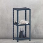 Estante De Aço 90x40x30 3 Prat. Pandin - Azul Del Rey