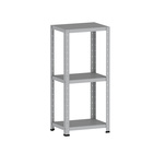 Estante De Aço 90x40x30 3 Prat. Pandin - Cinza