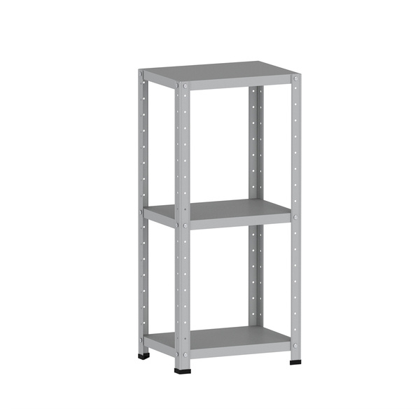 Estante De Aço 90x40x30 3 Prat. Pandin - Cinza