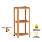 Estante De Aço 90x40x30 3 Prat. Pandin - Laranja