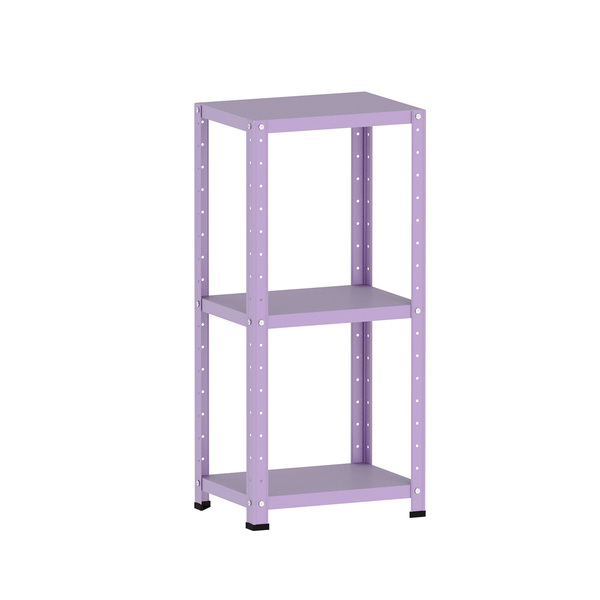 Estante De Aço 90x40x30 3 Prat. Pandin - Lilás