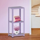 Estante De Aço 90x40x30 3 Prat. Pandin - Lilás