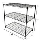 Estante De Aço Aramada Click Com 3 Prateleiras Organizadora P