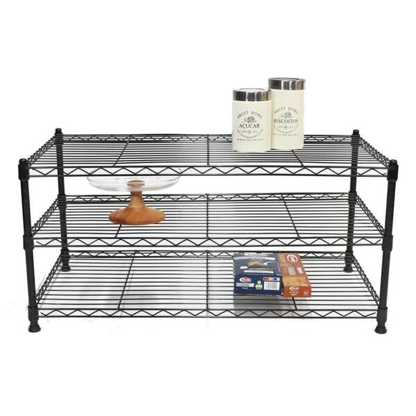 Estante De Aço Aramada Click Com 3 Prateleiras Organizadora P