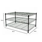 Estante De Aço Aramada Click Com 3 Prateleiras Organizadora P