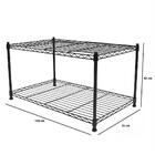 Estante De Aço Aramada Com 2 Prateleiras Organizadora Click P