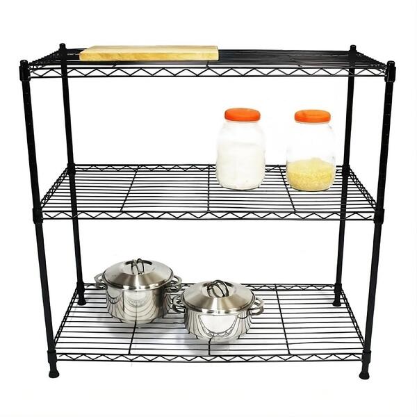 Estante De Aço Aramada Com 3 Prateleiras Organizadora Click P