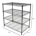 Estante De Aço Aramada Com 4 Prateleiras Click Organizadora P